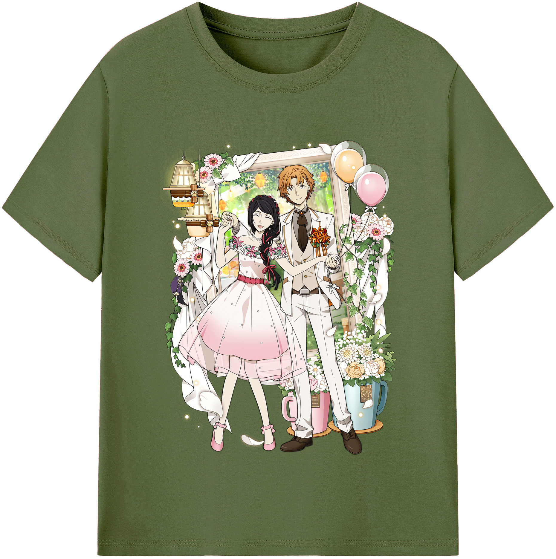 （画像用） 文豪ストレイドッグス Bungo Stray Dogs 綿100％半袖Tシャツ（フロントプリント）